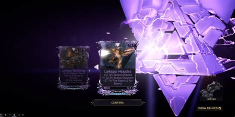 warframe riven mods